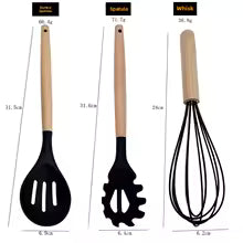 12-Piece Silicone Kitchen Utensil Set – Heat Resistant Cooking Tools