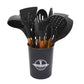 12-Piece Silicone Kitchen Utensil Set – Heat Resistant Cooking Tools