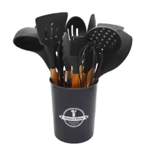 12-Piece Silicone Kitchen Utensil Set – Heat Resistant Cooking Tools