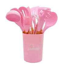 12-Piece Silicone Kitchen Utensil Set – Heat Resistant Cooking Tools