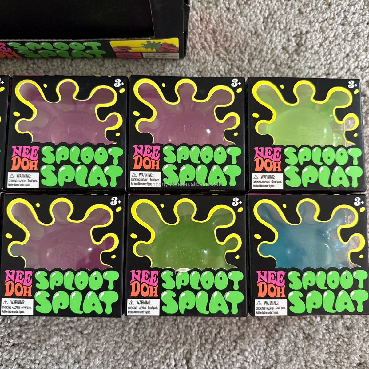Splat Squishy Fidget Toy | Pull-Tab Sensory Stress Ball
