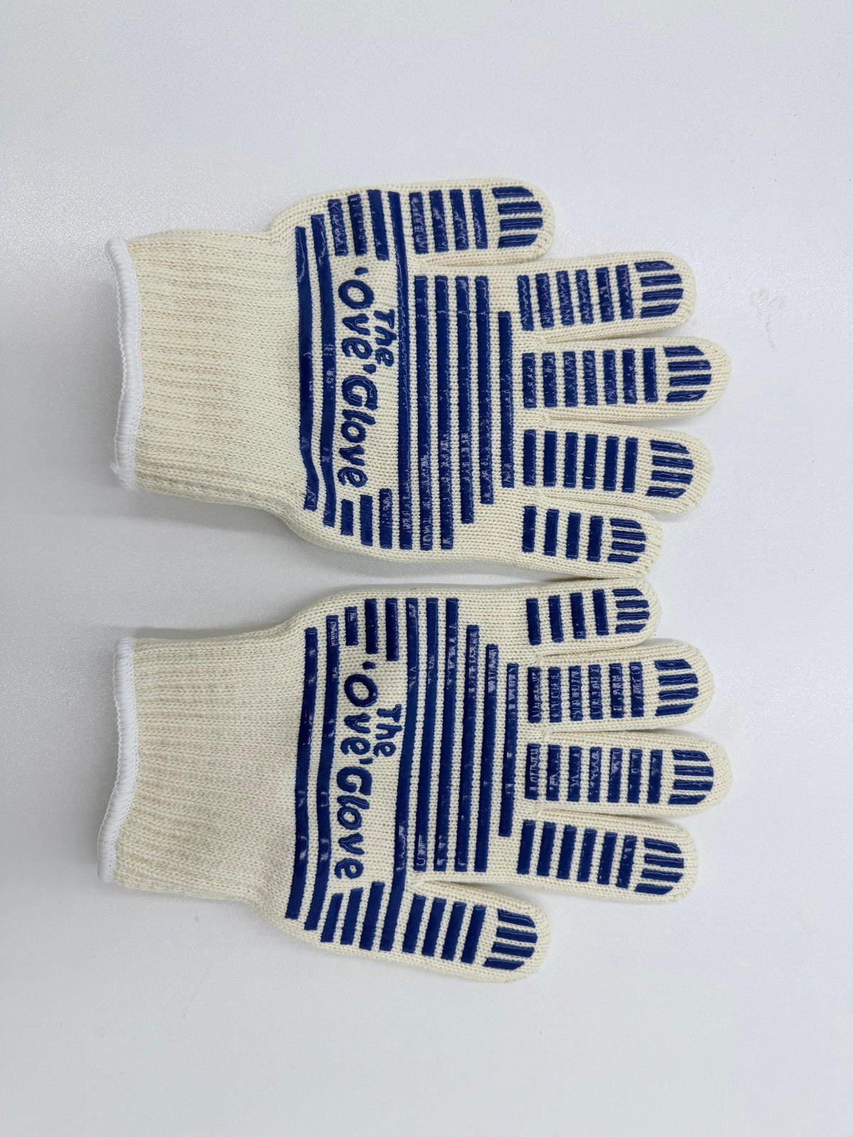 Heat Resistant Oven Gloves | 5-Finger Grip Mitts, Pair