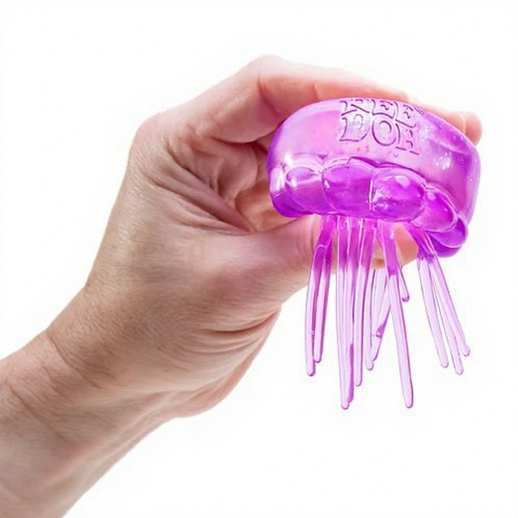 Jellyfish Squishy Fidget Toy | Glitter Stretchy Sensory Toy